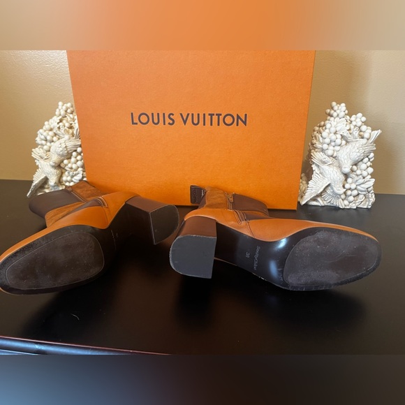 SEE BY CHLOE- TYRA PATCHWORK BOOT BROWN/TAN SNAKE - Size 38 (7.5) - Firm Price - Picture 6 of 6